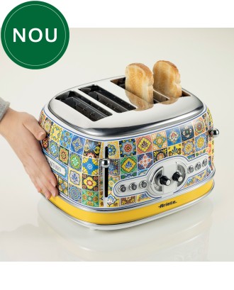 Toaster pentru 4 felii de paine, Positano - ARIETE